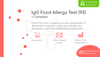 IgG Food Allergy Test (190) with Candida + Yeast